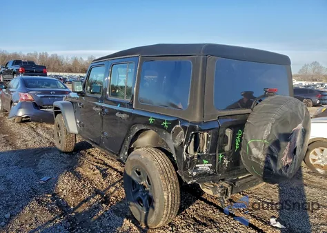 2019 Jeep Wrangler Unlimited Sport z USA, uszkodzony, nr VIN 1C4HJXDG3KW508589